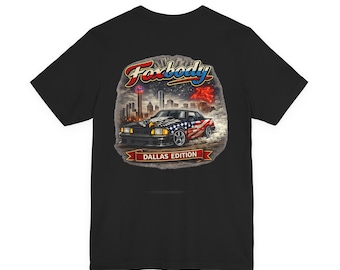 Foxbody Mustang 5.0 - Dallas Skyline Tshirt