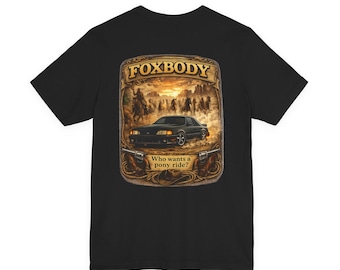 79-93 Mustang Pony Ride (Western) Tshirt