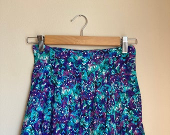 90s Wet Seal Floral Taille Haute Shorts XS 25 Taille