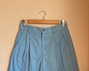 90s Liz Claiborne Twill High Waist Shorts M 28.5 Waist