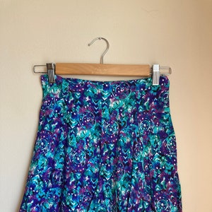 90s Wet Seal Floral High Waist Shorts XS 25 Waist