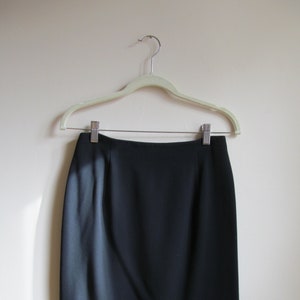 90s Ann Taylor Black Pencil Skirt S 27.5 Waist image 1