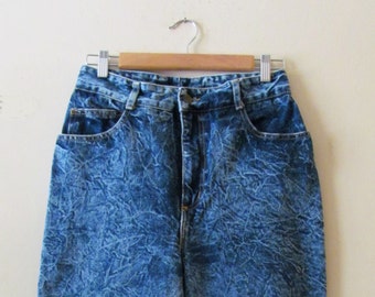años 80 acid Wash cintura Jeans 29 cintura