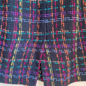 90s Rampage Colorful Plaid Pencil Skirt S 26 Waist image 4