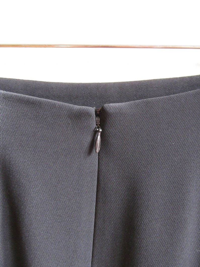 90s Ann Taylor Black Pencil Skirt S 27.5 Waist image 4