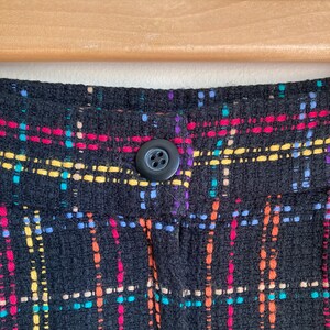 90s Rampage Colorful Plaid Pencil Skirt S 26 Waist image 3
