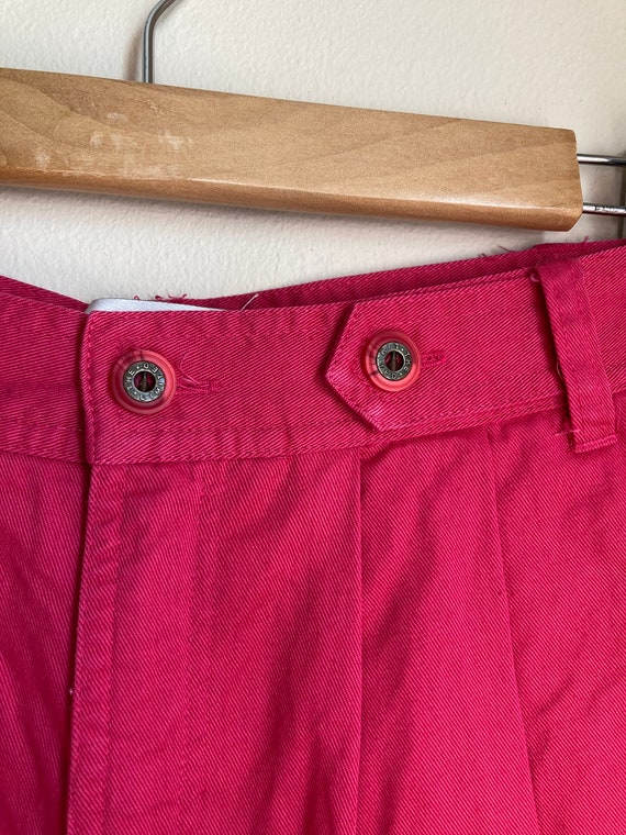 90s The Limited Twill High Waist Shorts S M 27 Wa… - image 3