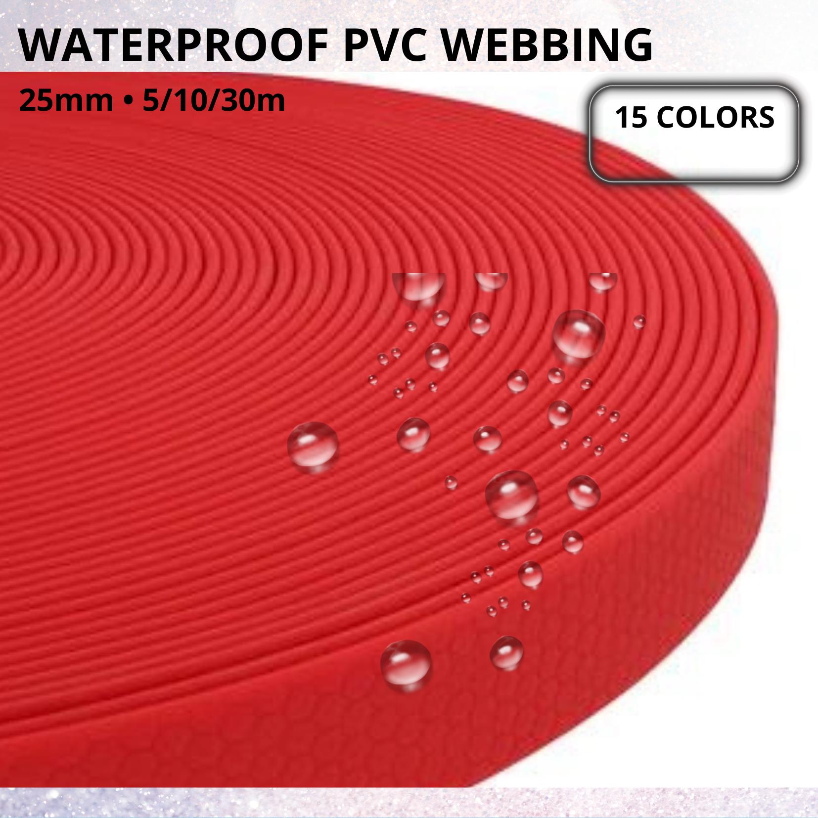 Pvc Biothane PVC Coated Webbing 25mm| Waterproof Strap | Biothane Alternative | 5m ...