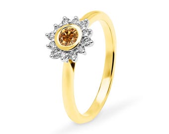 Chocolate Diamond Ring