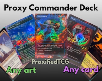 mtg proxy commander deck Sword Art Online Magic Proxy Commander Deck -
