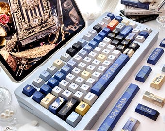 Honkai Phainon Anime Tastenkappen Set (143 Tasten) | Custom PBT Tastenkappen für Mechanische Tastaturen | Kirsch-Profil
