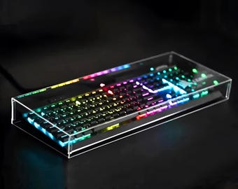 Premium Keyboard Dust Cover für Mechanische Tastaturen & Tastenkappen | Klarer Acryl Staub Schutz