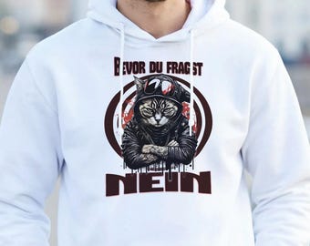Before you ask, NO Cat Hoodie - Funny, comfortable pullover - Perfect gift for cat lovers