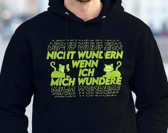 Não se surpreenda se eu ficar surpreso(a) com o Moletom – Moletom com Gato Engraçado – Moletom com Meme para Mulheres e Homens – Moletom Streetwear Unissex – Moletom com Gato Engraçado