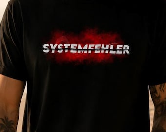 Camiseta "Erro de Sistema" para Homens e Mulheres – Camiseta com Meme Divertido – Camiseta Oversized Streetwear – Camiseta com Frase Engraçada – Camiseta de Humor Antissocial