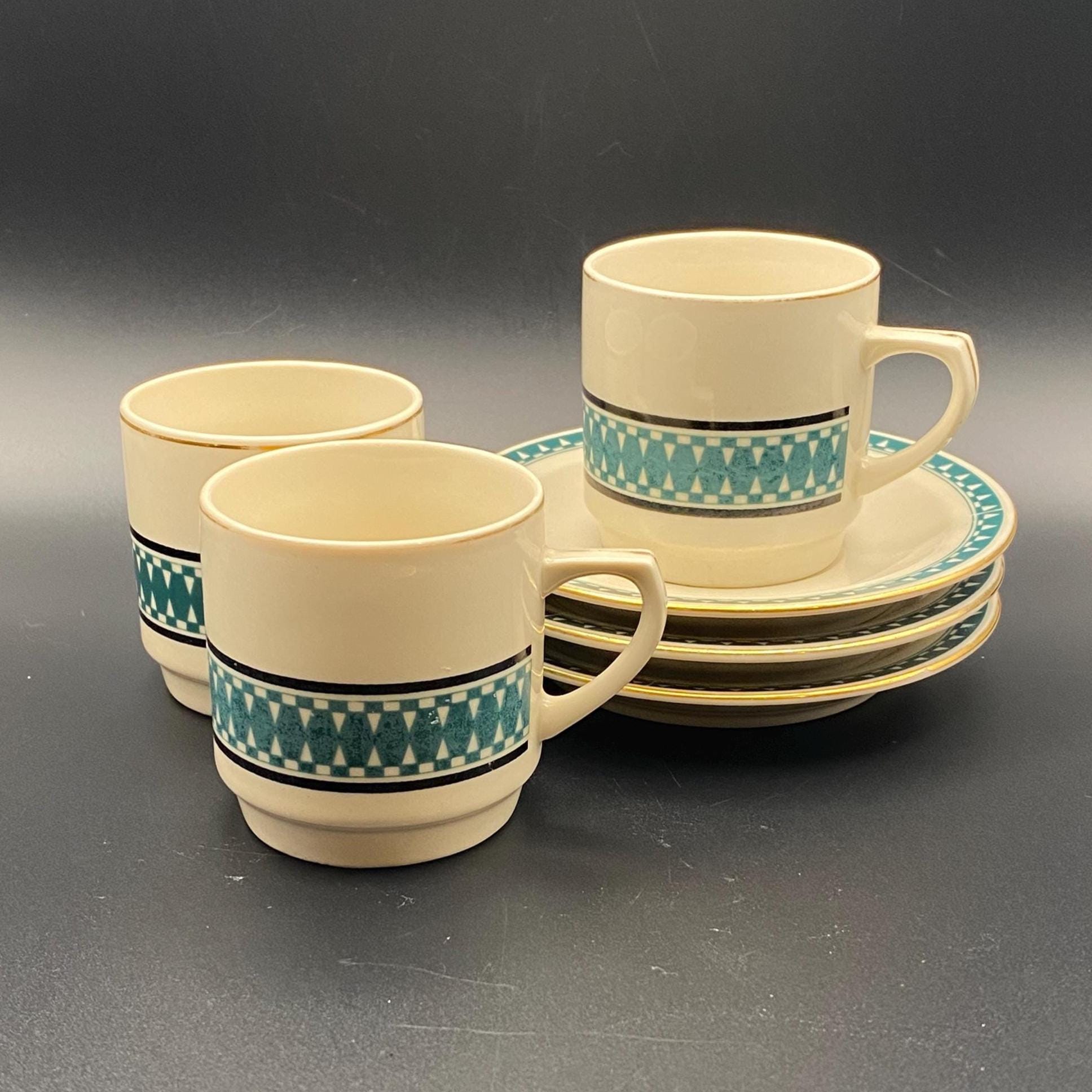 Espresso Cup and Saucer Mcm - Etsy