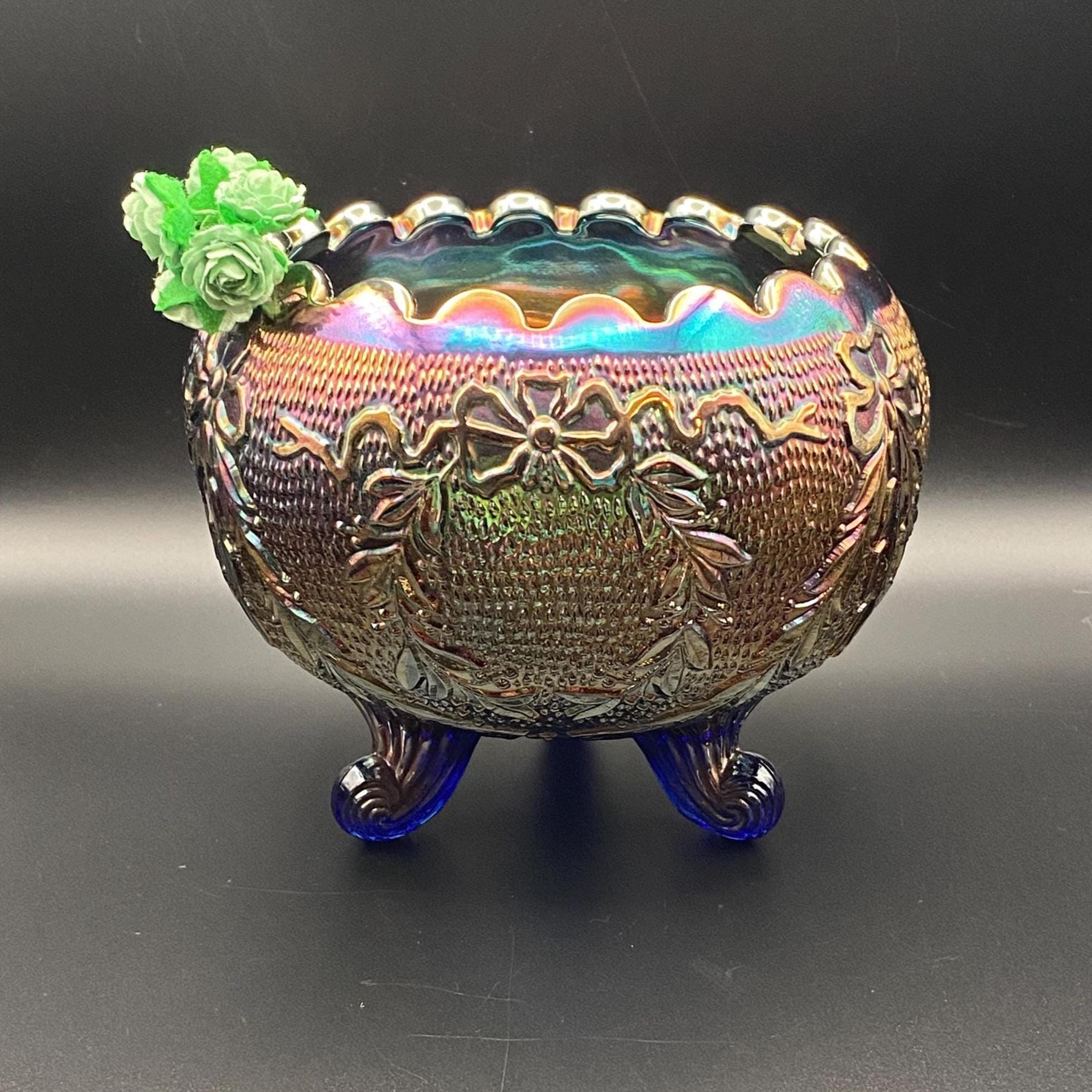 Fenton Blue Bowl - Etsy