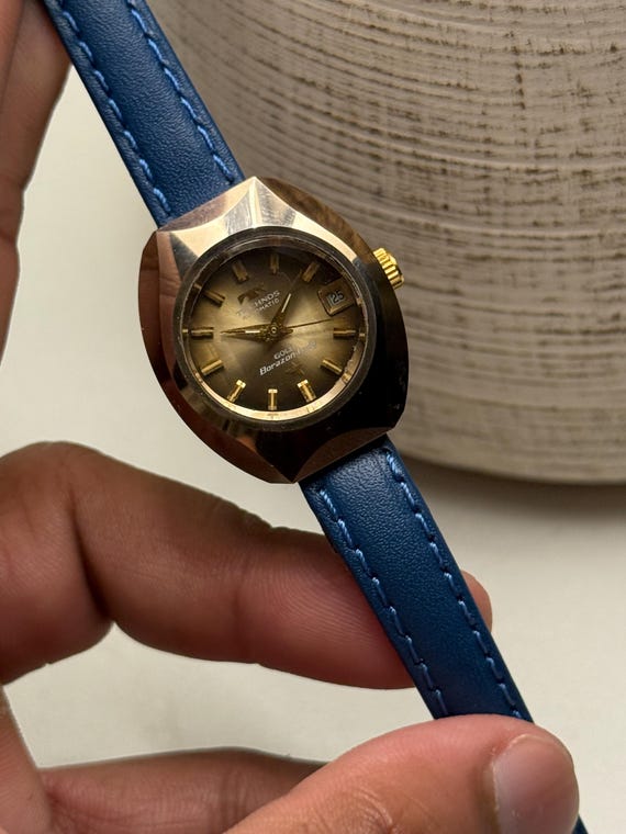 technos tiger dial  automatic tungsten womens wat… - image 3