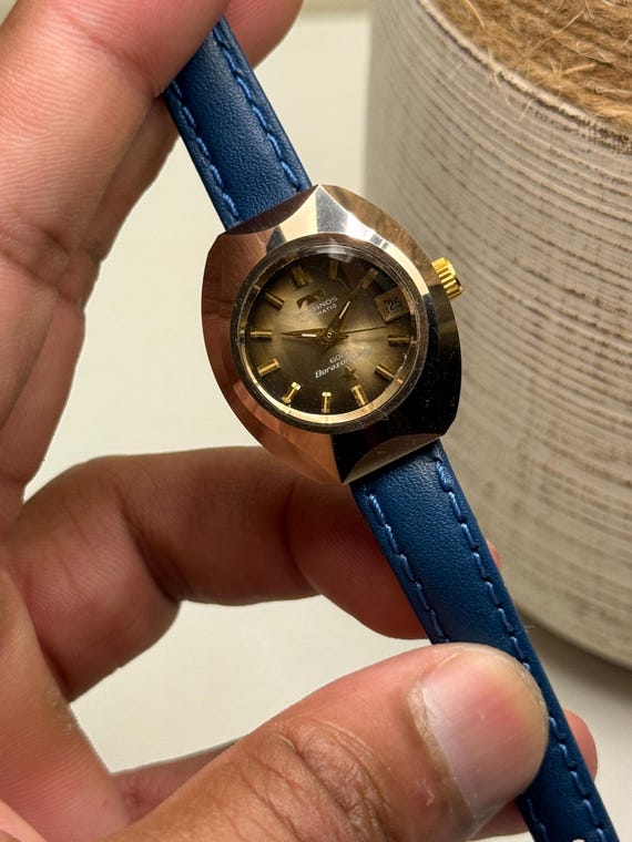 technos tiger dial  automatic tungsten womens wat… - image 12