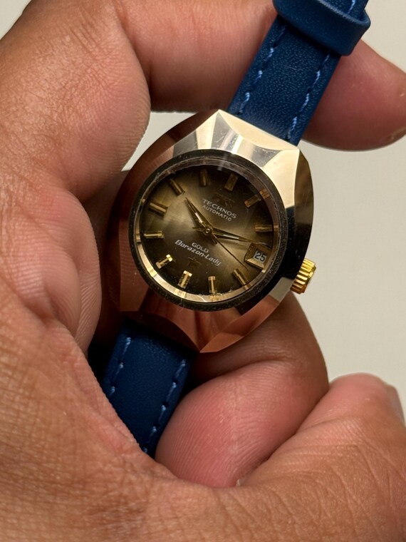 technos tiger dial  automatic tungsten womens wat… - image 5