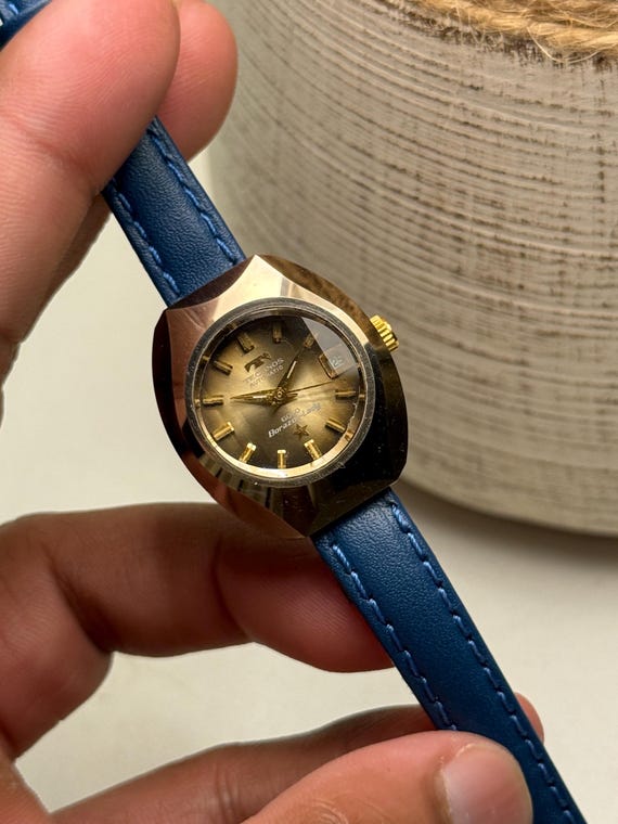 technos tiger dial  automatic tungsten womens wat… - image 7