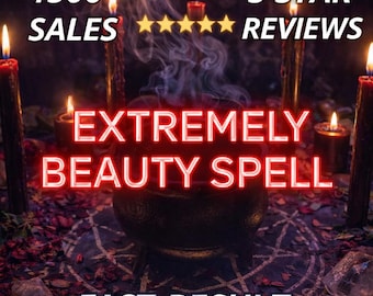 Extreme Glow Up Beauty Spell | Siren Glamour & Aphrodite Magnetism | Irresistible Beauty Transformation Power | Digital Spell
