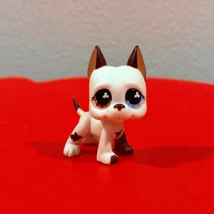 Littlest Pet Shop LPS #577 Authentique – Great Dane Blanc – Occasion