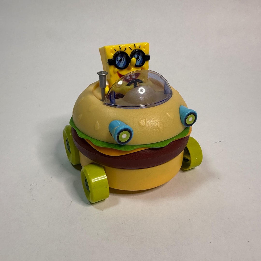 Spongebob Squarepants Patty Wagon Krabby Patty Burger Car Toy ...