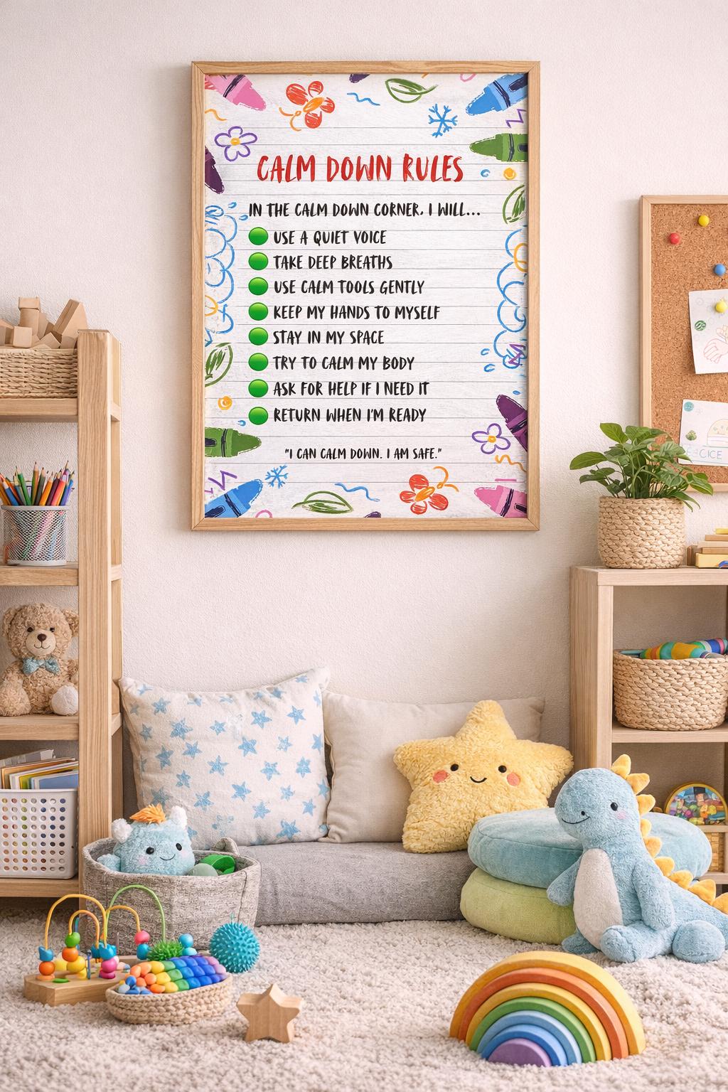 Calm Down Corner Printable Bundle | Kids Emotional Regulation, SEL ...