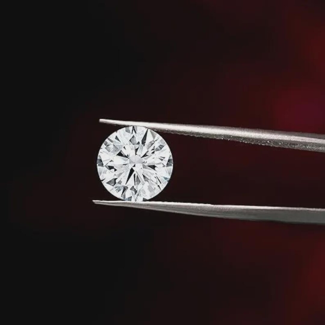 Diamant naturel CERTIFIÉ 6,10 cts de qualité D ROND VVS1/12,5 mm - Etsy ...