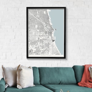 Chicago Map | Chicago Map Print | Chicago Map Wall Art | Chicago Map Poster | Chicago Art Print | Chicago Gift