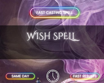 Incantesimo dei desideri: chiara intenzione, allineamento calmo e manifestazione simbolica / Kit di incantesimi digitali personalizzati