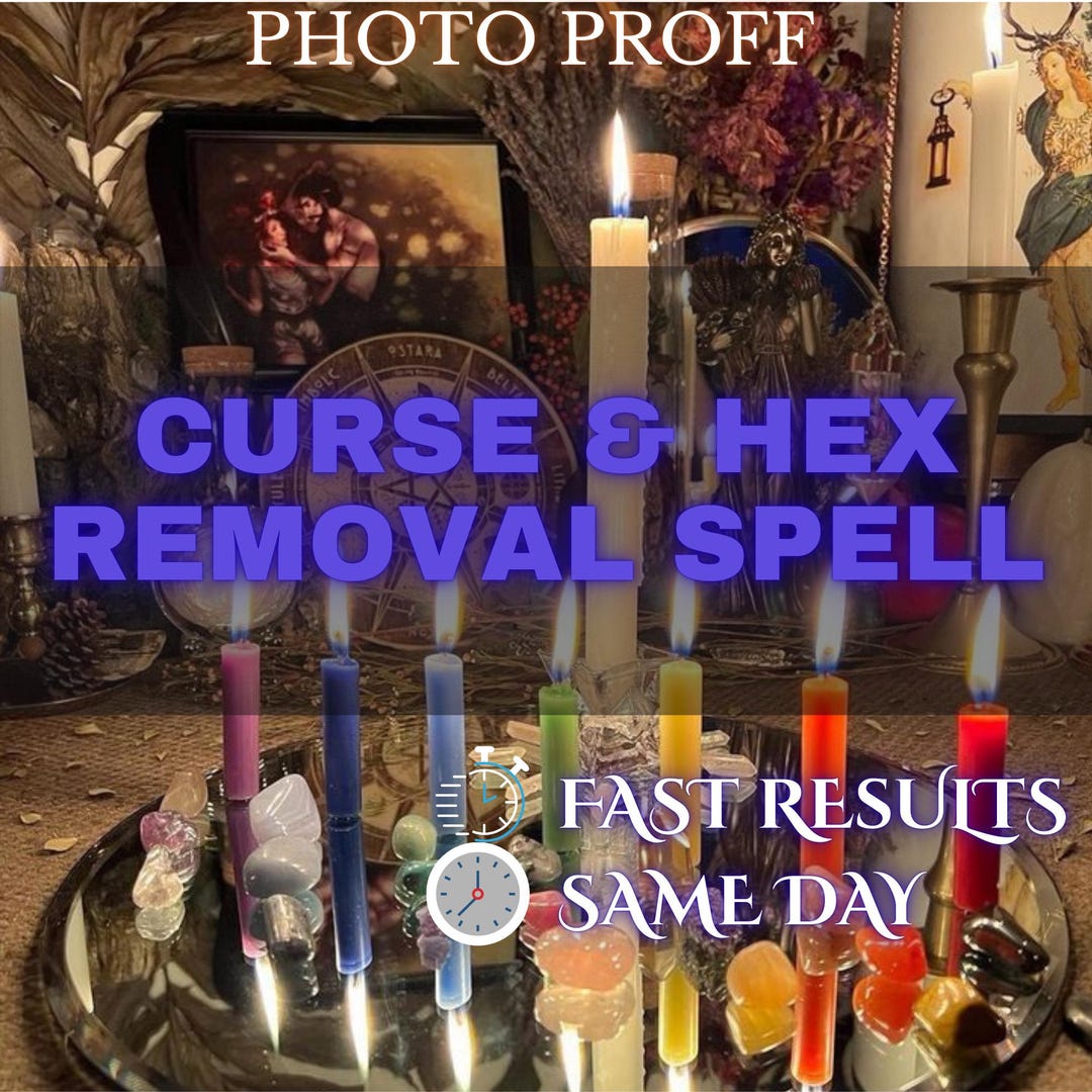 Curse & Hex Removal Spell, Aura Cleansing, Negative Energy Purification ...
