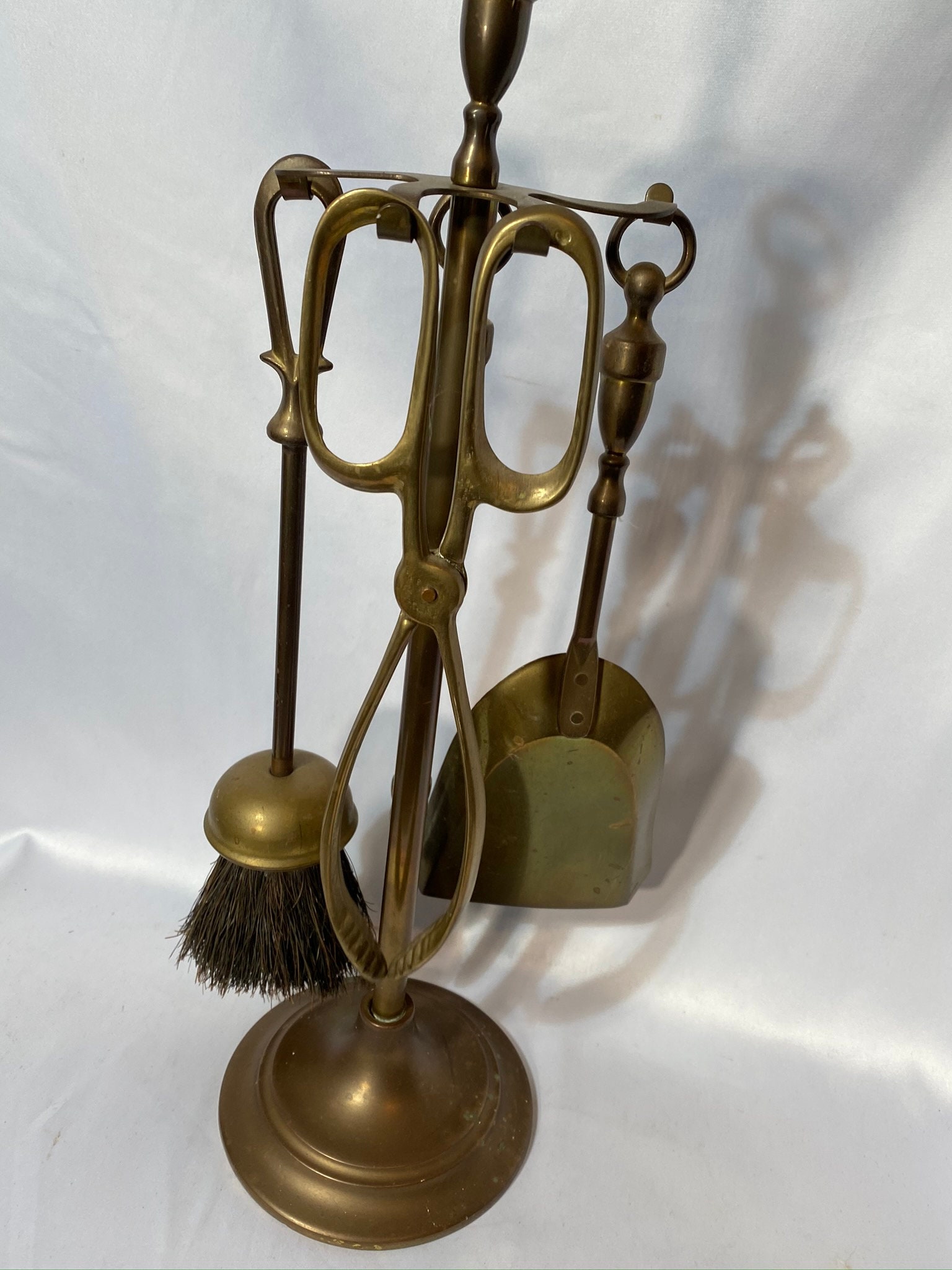 Vintage 5 Piece Brass Petite FIREPLACE POKER SETFire Etsy