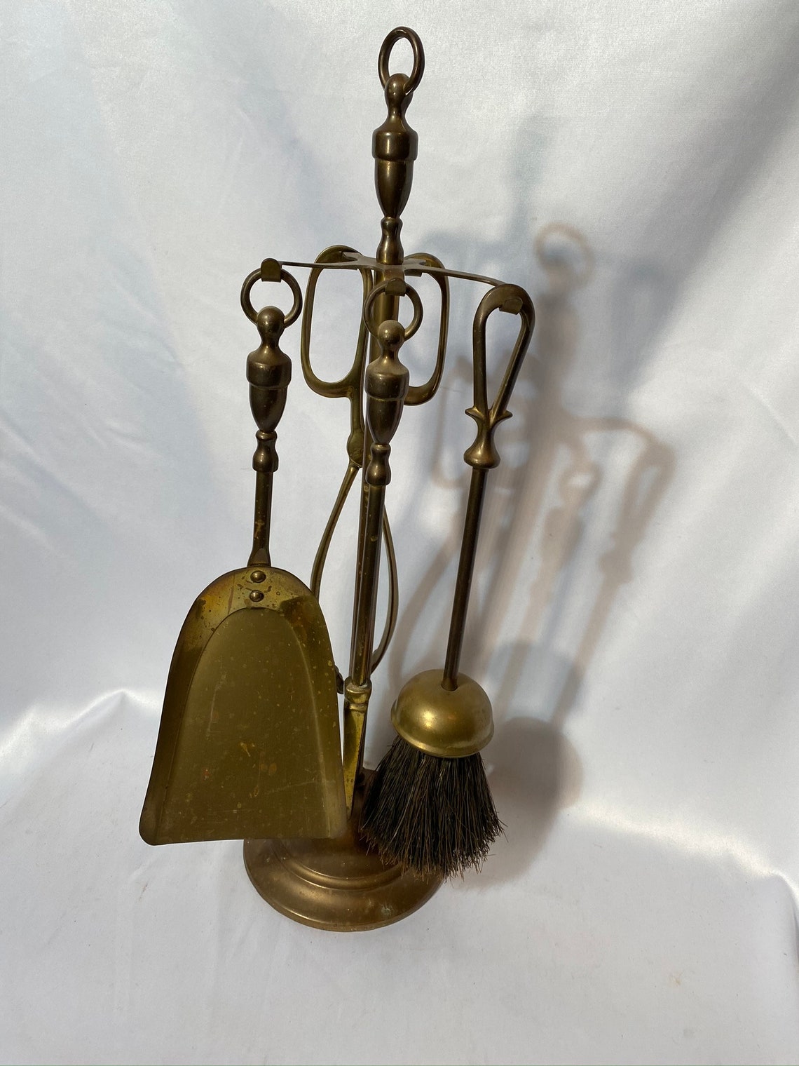 Vintage 5 Piece Brass Petite FIREPLACE POKER SETFire Etsy