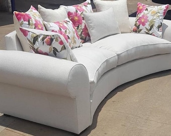Formal Curved Couch Build Plan DIY Guide PDF