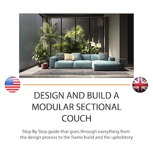DIY modulaire sectionele bank ontwerp- en bouwgids – bankframe, schuim en bekleding stap voor stap (pdf)