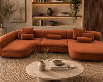 Tokyo U Shaped Sofa CNC DXF Files | CNC Furniture Templates | Digital Download