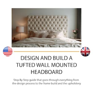 Guía de diseño y construcción de cabeceros de rombos con mechones para carpinteros principiantes (PDF)