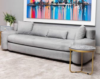 Prestige 3 Seater CNC DXF Files | Curved Exotic Sofa Plans | CNC Furniture Templates | Digital Download