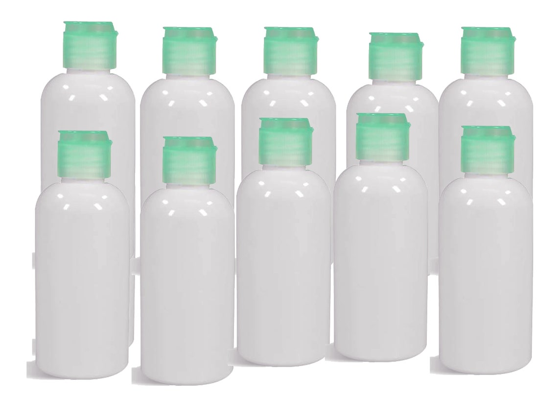 Reusable travel bottle TSA carryon 3oz PET 20/410 flip top lid Etsy