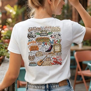 T-Shirt für Freunde, Meine Sandwich Pivot Zitate, Beste Freundin Geburtstagsgeschenk, 90er Jahre Sitcom Merch, Retro TV Serie Collage, nostalgisches Geschenk für Sie