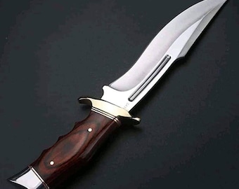 Custom Handmade 12-inch Bowie Hunting Knife