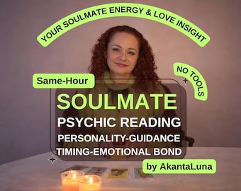 Lectura psíquica de almas gemelas / Lectura de amor precisa, detallada y profunda en la misma hora