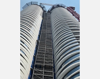 Curved Towers Architecture Photography Download, Modern City Wall Art