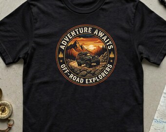 Adventure Awaits T-Shirt | Explorer Graphic Tee | Gift for Travelers