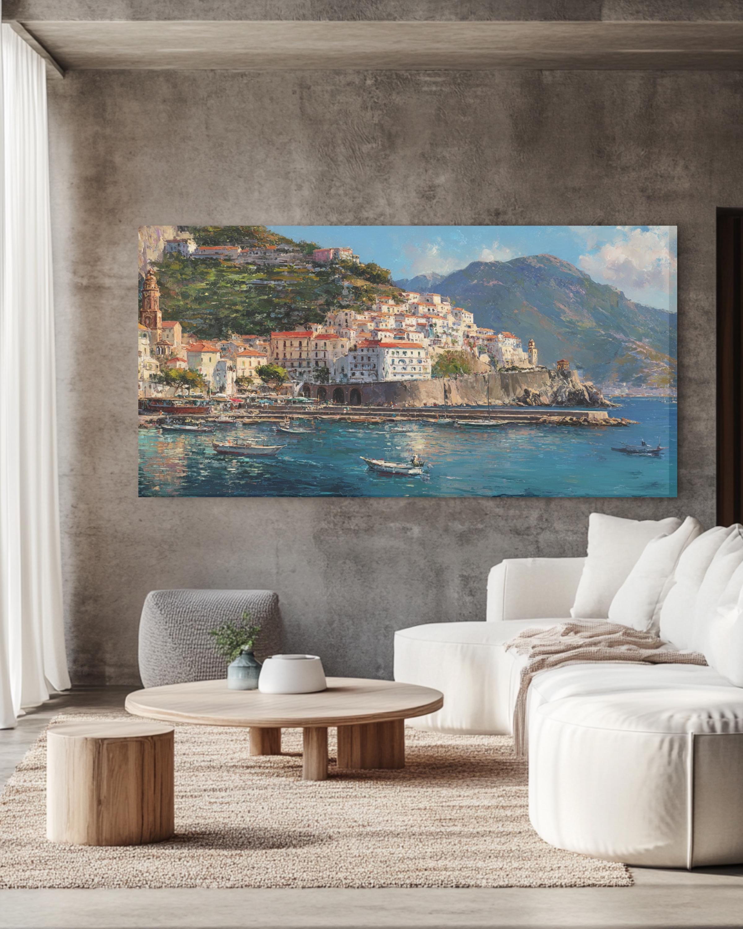 Original Art Amalfi Coast - Etsy