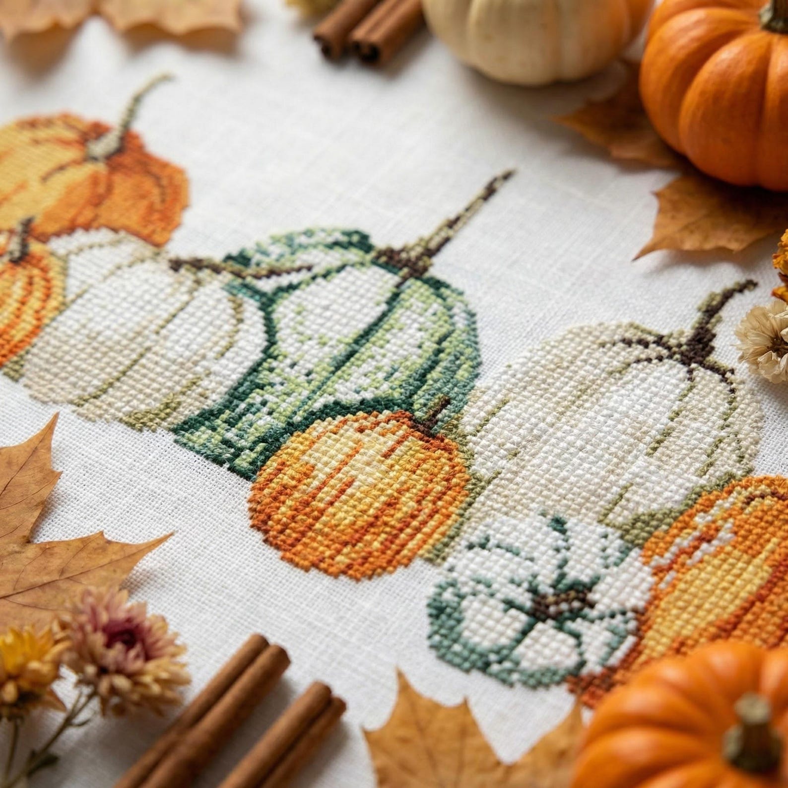 Fall Pumpkin Cross Stitch Pattern PDF - Cs65 - Etsy