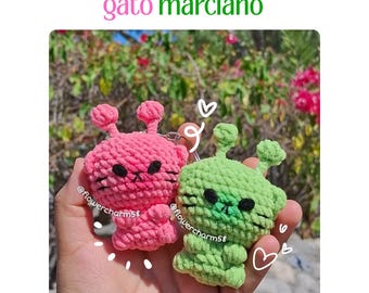 Cyfrowy wzór kota marsjańskiego - Alien Cat