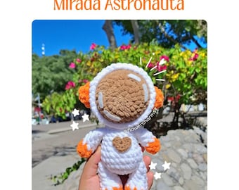 Cyfrowy wzór spojrzenia astronauty